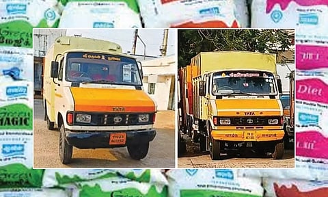 ஆவின் பால் திருட்டு: அதிகாரிகளை மிரட்டி வேனை எடுத்து சென்றனர்- வினியோகத்தில் கடும் கட்டுப்பாடு