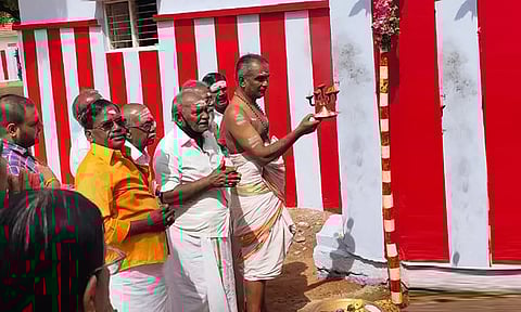 ஆறுமுகநேரி சோமநாத சுவாமி கோவில் ஆனி உத்திரப்பெருவிழா முகூர்த்தக்கால் நடப்பட்டது