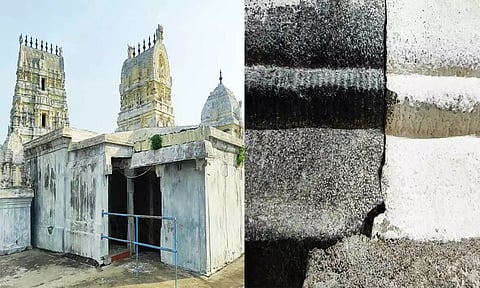 சிதிலமடைந்துள்ள அரங்கநாதர் கோவிலை படத்தில் காணலாம்.