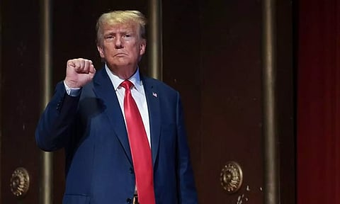 ரகசிய ஆவணங்களை எடுத்துச்சென்ற விவகாரம் - மியாமி கோர்ட்டில் ஆஜரானார் டிரம்ப்