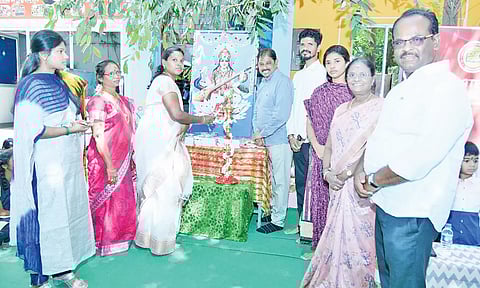 புதுக்கோட்டை ஸ்ரீவெங்கடேஸ்வரா மெட்ரிக் பள்ளியில் மேல்நிலை முதலாமாண்டு துவக்கவிழா