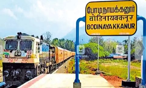 போடி-சென்னை சென்ட்ரல் ரெயில் சேவை இன்று தொடக்கம் அதிவேக சோதனை ஓட்டம் நடந்தது