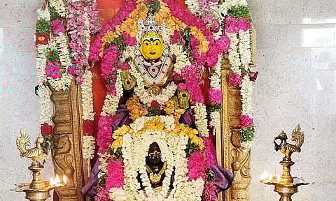 பகவதி அம்மனுக்கு சிறப்பு அபிஷேகம்