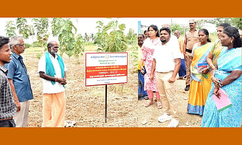 சிவகாசி வட்டாரத்தில் ேவளாண் திட்ட பயனாளிகளை கலெக்டர் ஜெயசீலன் நேரில் சந்தித்து உரையாடினார்.