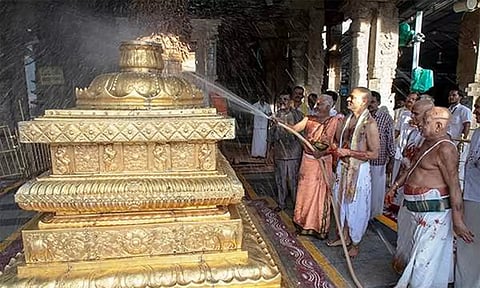 சீனிவாசமங்காபுரம் கல்யாண வெங்கடேஸ்வரர் கோவிலில் தூய்மை பணி 22-ந்தேதி நடக்கிறது