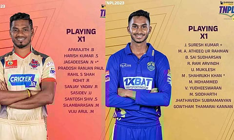 டிஎன்பிஎல் கிரிக்கெட்: கோவை அணிக்கு எதிராக சேப்பாக் சூப்பர் கில்லீஸ் முதலில் பேட்டிங்