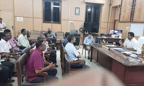 கலெக்டர் தலைமையில் ஆலோசனை கூட்டம் நடந்தது.