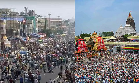 ஜெகன்னாதர் ரத யாத்திரை.. பூரி நகரில் லட்சக்கணக்கான பக்தர்கள் திரண்டனர்