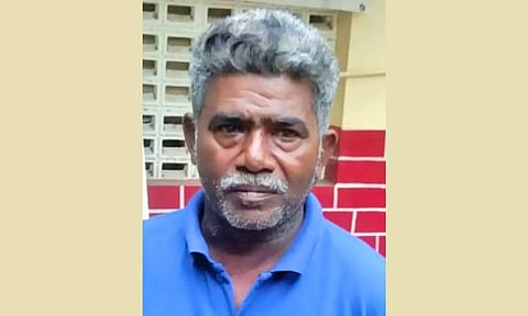 கைதான மாரியப்பன்.