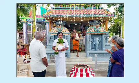 மாப்பிள்ளை விநாயகர் கோவில் வருடாபிஷேகம்