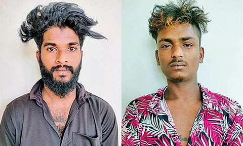 கஞ்சா வழக்கில் கைதானவர்கள்.