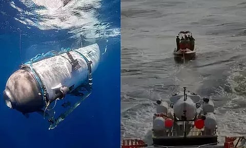 டைட்டன் நீர்மூழ்கிக் கப்பலின் இடிபாடுகளில் இருந்து மனித எச்சங்கள் மீட்பு - அமெரிக்க கடலோர காவல்படை