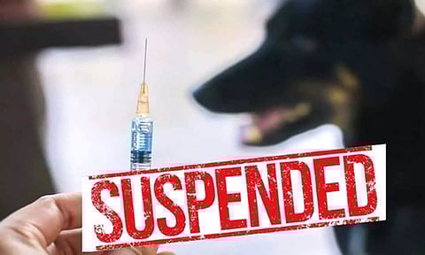 சளி சிகிச்சைக்கு நாய்க்கடி ஊசி போட்ட செவிலியர் பணியிடை நீக்கம்