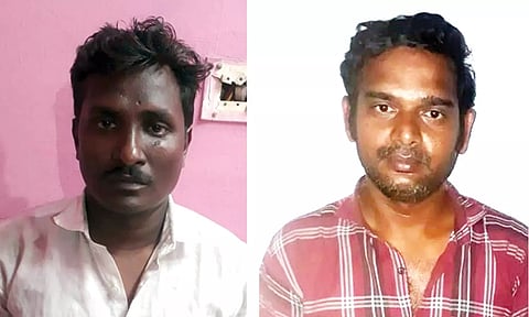 திருட்டு வழக்கில் கைதானவர்கள்.