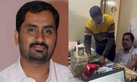 கைதான தாசில்தார் அஜித்குமார் ராய்.