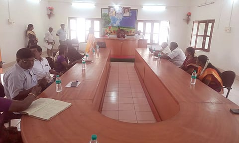 பள்ளிகொண்டா பேரூராட்சி கூட்டம்