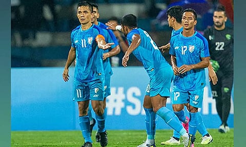 தெற்காசிய கால்பந்து சாம்பியன்ஷிப் - இறுதிப்போட்டிக்கு முன்னேறியது இந்தியா