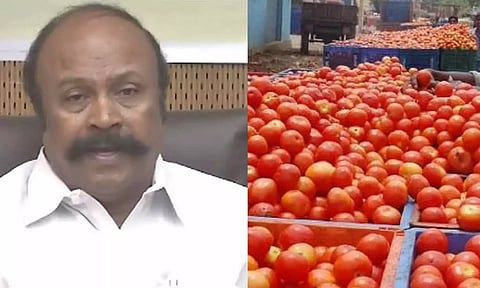 தக்காளி விலையை கட்டுப்படுத்த அமைச்சர் பெரியகருப்பன் நாளை அதிகாரிகளுடன் ஆலோசனை