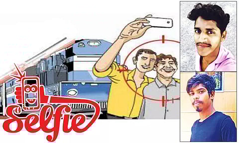 செல்பி மோகத்தால் பலியான இளைஞர்களின படம்