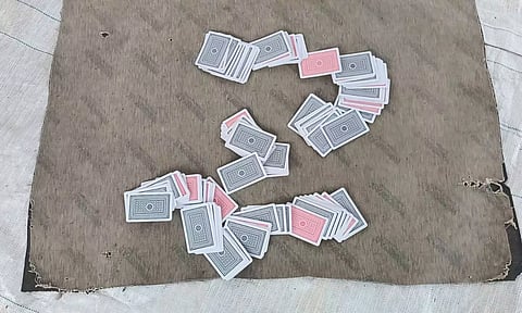 மது-கறிவிருந்தோடு இரவு-பகலாக பணம் வைத்து சூதாடும் கும்பல்- நடவடிக்கை எடுக்க பள்ளி மாணவிகள் கோரிக்கை