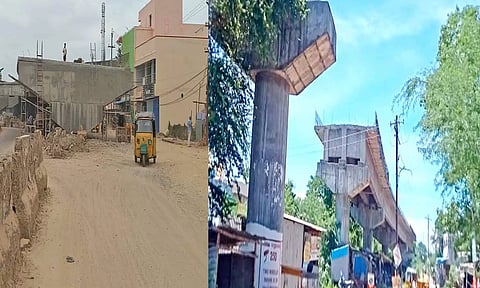 10 ஆண்டுகள் ஆகியும் முடிவு இல்லை- வேப்பம்பட்டு, செவ்வாப்பேட்டை, பட்டாபிராமில் பாதியில் நிற்கும் ரெயில்வே மேம்பால பணிகள்