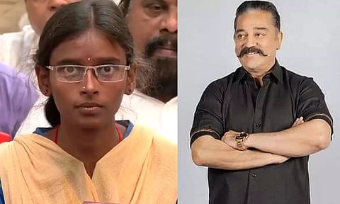 குடும்பத்தை இழந்து தவித்த மாணவி.. பணம் கொடுத்து உதவிய கமல்ஹாசன்