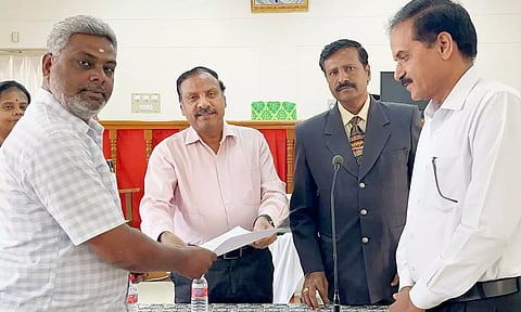 தருமபுரி மக்கள் நீதிமன்றத்தில் 873 வழக்குகளுக்கு சமரச தீர்வு