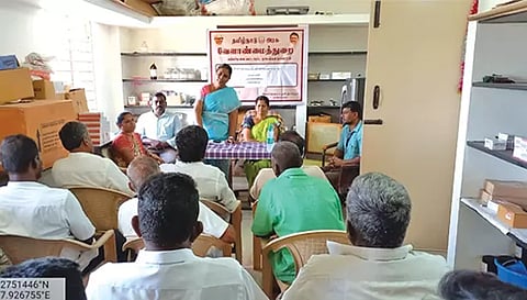 பயிற்சி நடைபெற்ற போது எடுத்த படம்.