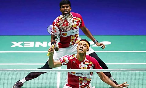 கொரியா ஓபன் பேட்மிண்டன்: இந்தியாவின் சாத்விக்- சிராக் ஜோடி 2-வது சுற்றுக்கு தகுதி