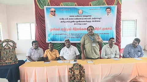 கள்ளக்குறிச்சியில் ஓவியம், சிற்பக்கலை பயிற்சி முகாம் நடைபெற்றது.