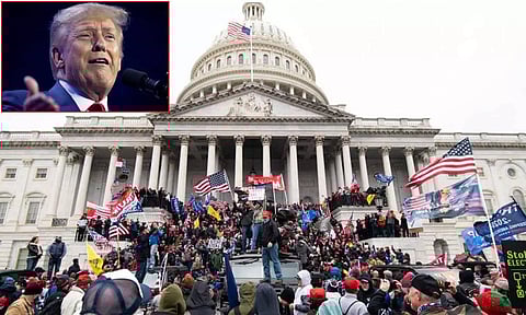 கேபிடால் கலவர வழக்கில் பிடி இறுகுகிறது.. அமெரிக்க அதிபர் தேர்தலில் டிரம்ப் போட்டியிடுவதில் சிக்கல்