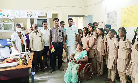 திட்டக்குடியில் விடுதிகளில் அதிகாரிகள் ஆய்வு செய்தனர்.