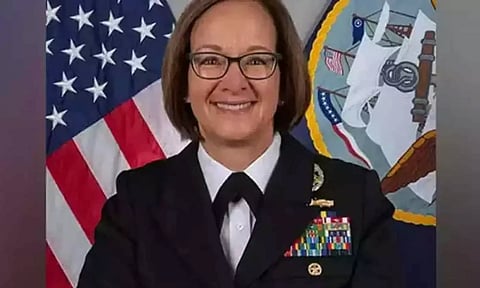 அமெரிக்க கடற்படைக்கு முதல் பெண் தளபதி நியமனம்- அதிபர் ஜோ பைடன் அறிவிப்பு