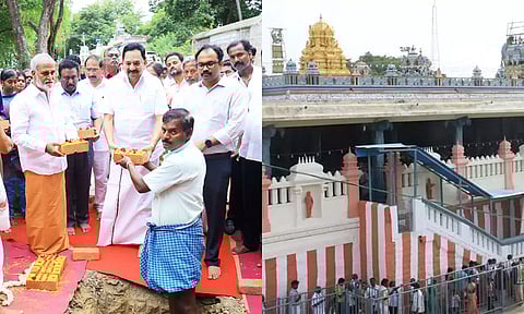 திருத்தணி கோவில் ஆடிக்கிருத்திகை ஏற்பாடு- அமைச்சர் பி.கே.சேகர்பாபு ஆய்வு