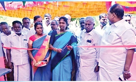 புதிய ரேசன் கடை- கலையரங்கம் கட்டிடம் திறப்பு