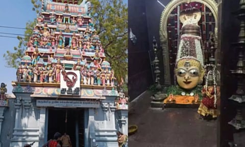 முண்டகக்கண்ணி அம்மன் கோவில் அமைப்பு