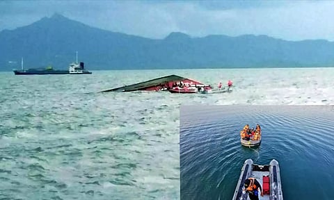 இந்தோனேஷியாவில் நடுக்கடலில் படகு கவிழ்ந்து 15 பேர் பலி