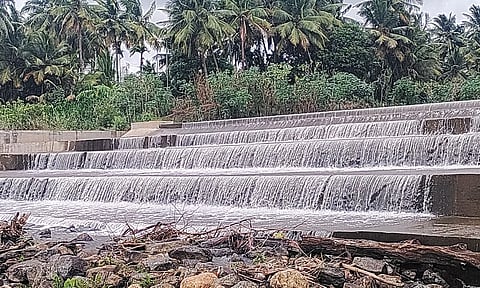 நீர்பிடிப்பு பகுதிகளில் தொடரும் மழை-நொய்யல் ஆற்றில் நீர் வர தொடங்கியது