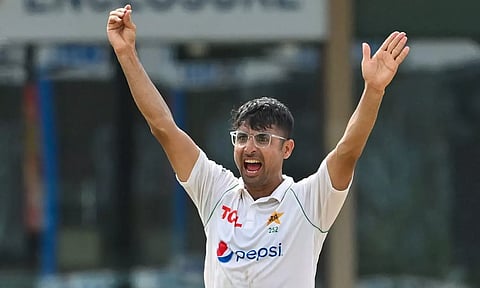 அப்ரார் அகமது அசத்தல் பந்துவீச்சு - இலங்கை முதல் இன்னிங்சில் 166 ரன்னுக்கு சுருண்டது