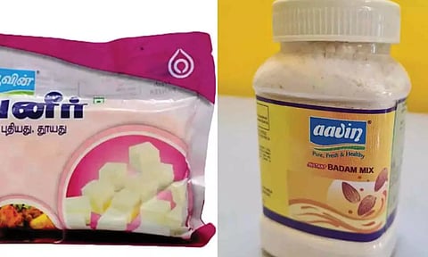 கடைகளில் இன்று முதல் விற்பனை: ஆவின் பன்னீர், பாதாம் பவுடர் விலை திடீர் உயர்வு