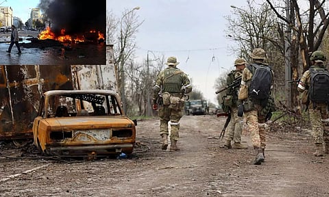 கிரீமியாவில் நடந்த தாக்குதலுக்கு பதிலடி: உக்ரைன் தலைநகரில் வான்வழி தாக்குதல்- ரஷிய படைகள் அதிரடி