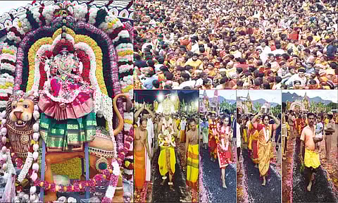 மேட்டுப்பாளையம் வனபத்ரகாளியம்மன் கோவிலில் ஆடி குண்டம் திருவிழா: தீ மிதித்து நேர்த்திக்கடன் செலுத்திய பக்தர்கள்