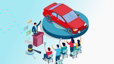 பதிவுத்துறை கார் ஏலம்