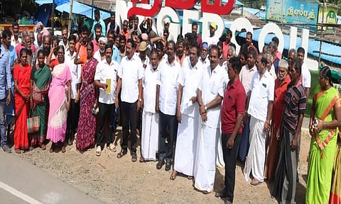 வடசேரி சந்தையில் வியாபாரிகள் உண்ணாவிரத போராட்டத்திற்கு அனுமதி மறுப்பு