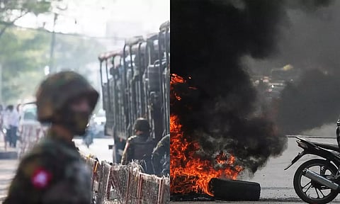 மியான்மரில் அவசர நிலை நீடிப்பு- தேர்தலை ஒத்தி வைப்பதாக ராணுவம் தகவல்