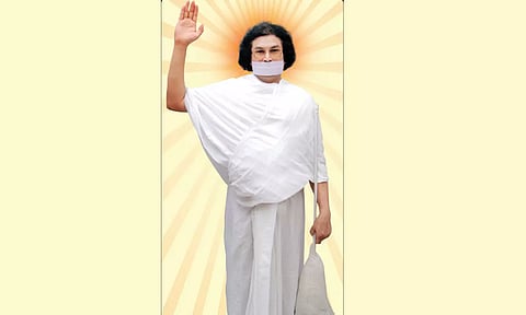 உலக மதங்களின் கூட்டமைப்பு மாநாட்டில் உரையாற்றுகிறார் ஜைன மத தலைவர் ஆசார்ய லோகேஷ் முனி
