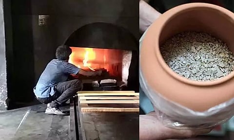 உடலை அரைகுறையாக எரிக்கும் அவலம்- விரைவில் சாம்பல் கொடுத்ததால் உறவினர்கள் கண்டுபிடித்தனர்