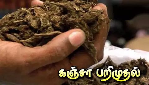 சேலம் வழியாக சென்ற ரெயிலில் 6 கிலோ கஞ்சா பறிமுதல்