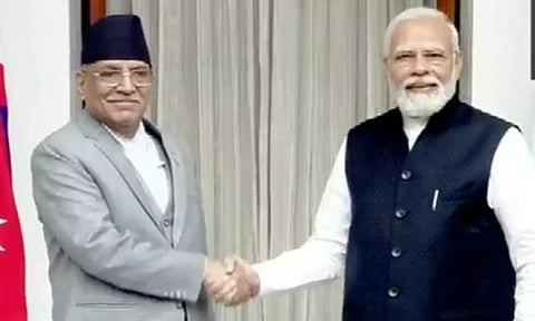 நேபாள பிரதமருடன் பிரதமர் மோடி தொலைபேசியில் உரையாடல்