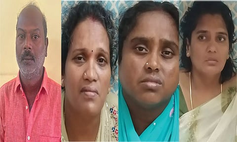 ரவி - ரவியின் மனைவி பழனியம்மாள் - நதியா - வனிதா